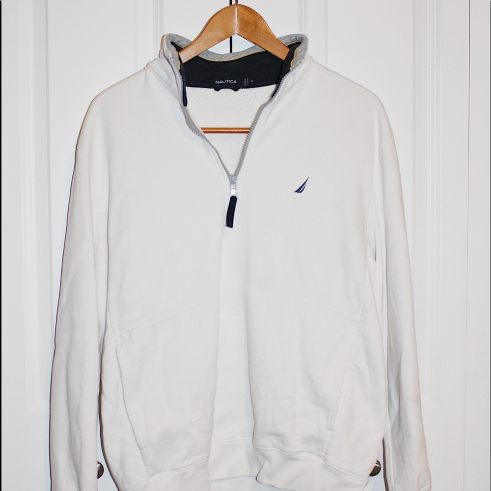 White sweatshirt